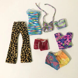 Mix Lot of Doll  Clothes Dress Pants Shirt Shorts Tops Barbie